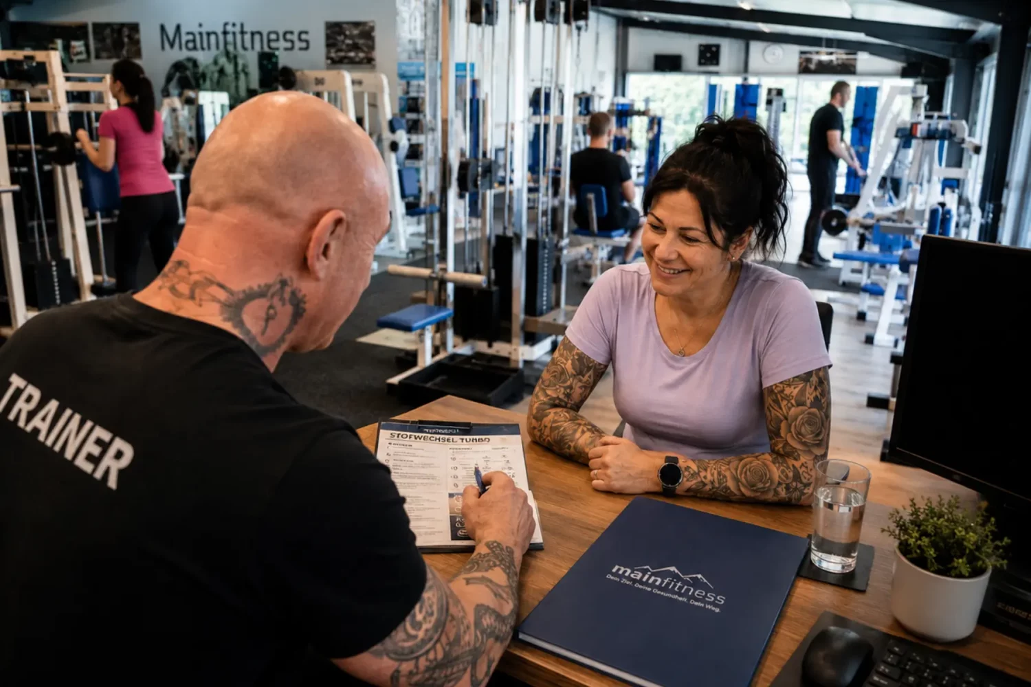 Persönliche Beratung zum 28-Tage Stoffwechsel-Turbo bei Mainfitness in Zeil am Main.